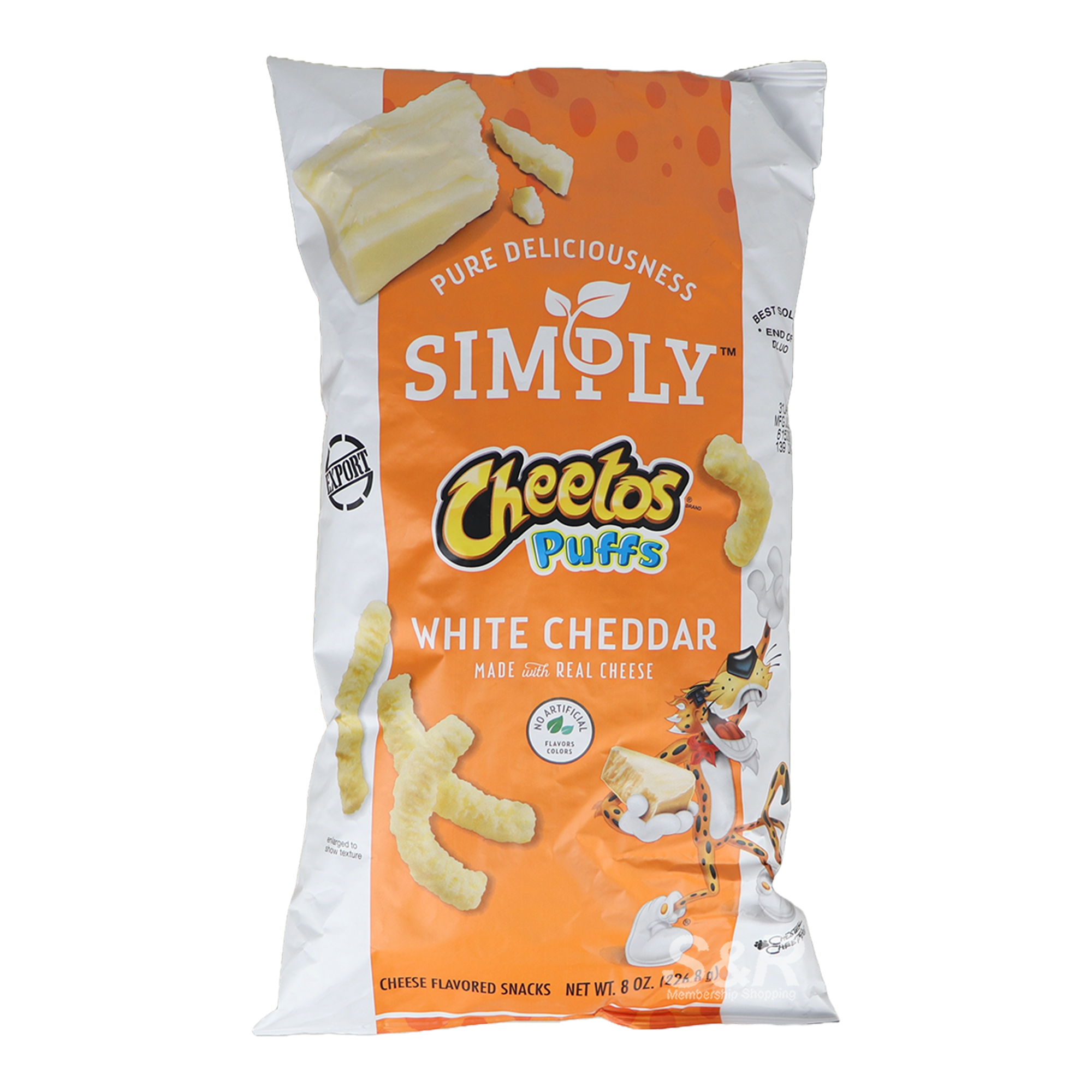 Simply Cheetos Puff White Cheddar 226g Simply Cheetos Puff White Cheddar 226g